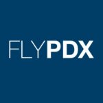 The logo of Portland International Airport (PDX)
