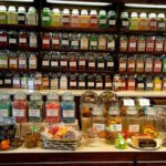 Jar displays of sweets