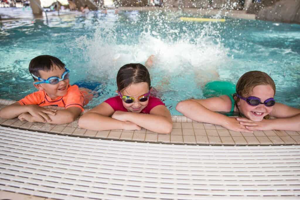 kids enjoying the water at the COVE