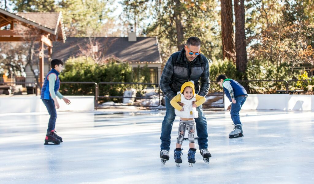 Ice Skating at Seventh Mountain Resort