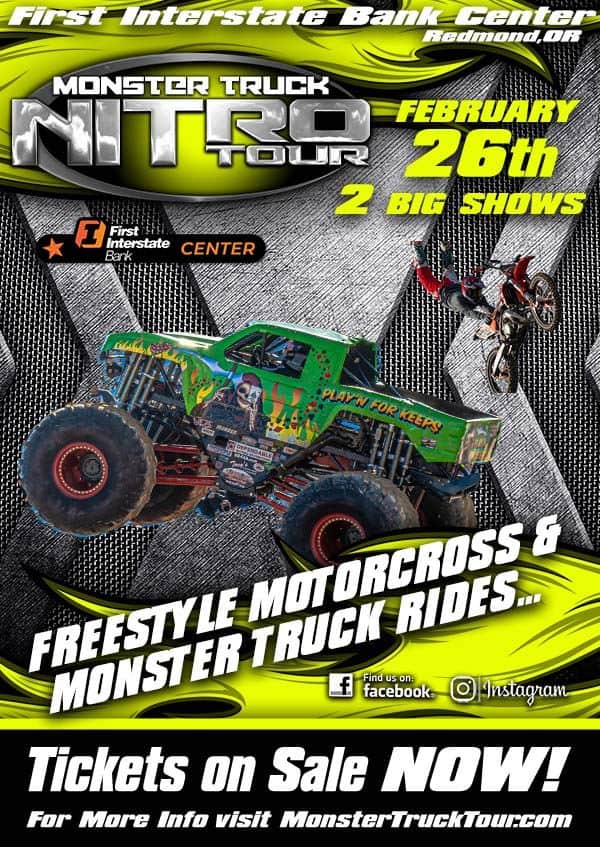 Monster Truck Nitro Tour - Monster Truck Nitro Tour - Medford, OR -  10/28/2023 - 1:30pm