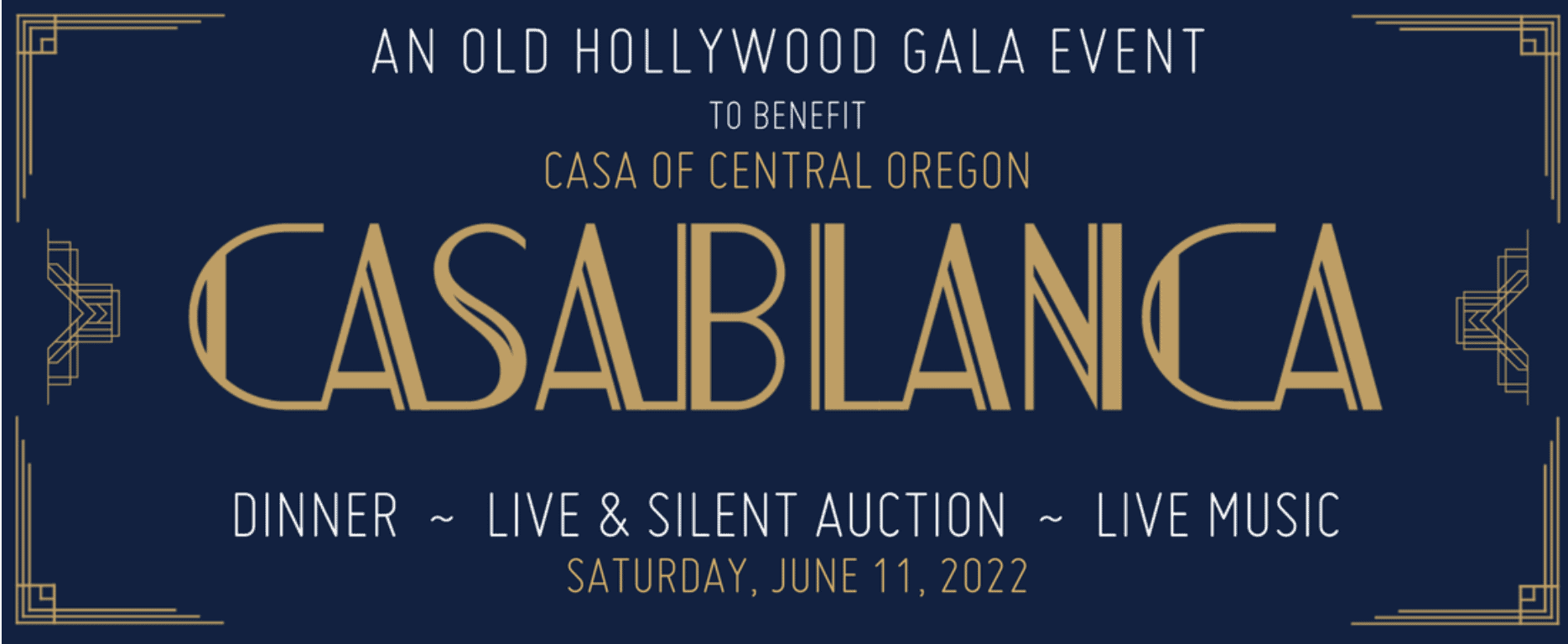 CASABLANCA: An Old Hollywood Gala Event