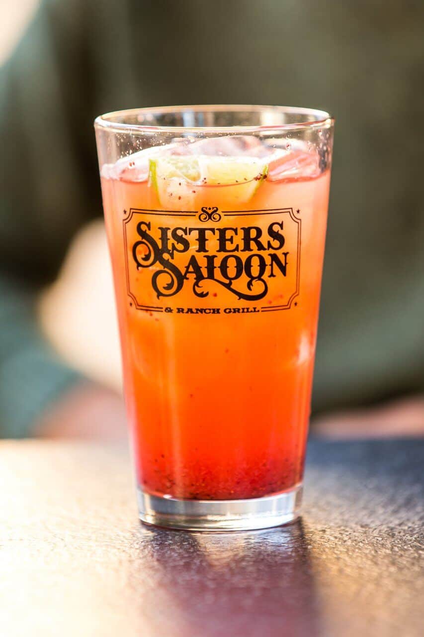 A drink from Sisters Saloon.