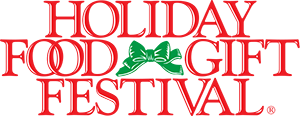 A festive holiday food gift festival with a green bow in Central Oregon.