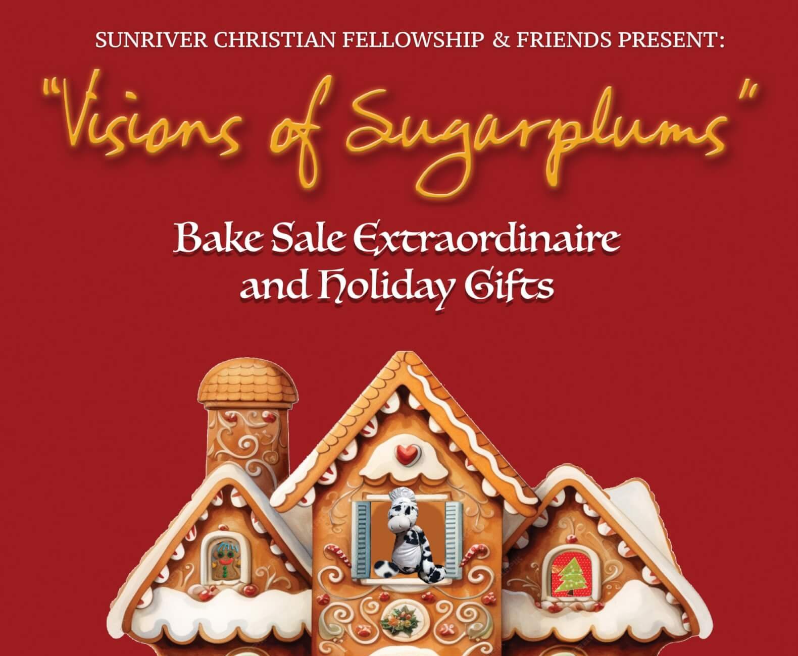 A festive bake sale featuring gingerbread houses and holiday gifts in Central Oregon.