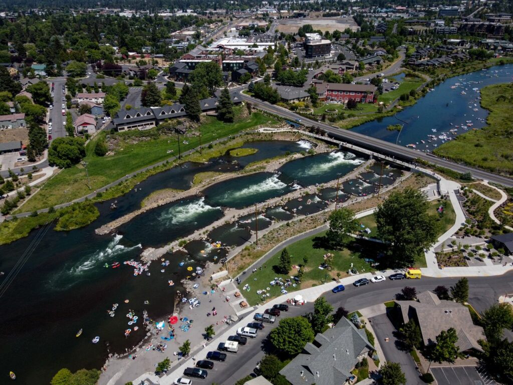 Bend Whitewater Park in Bend, Oregon