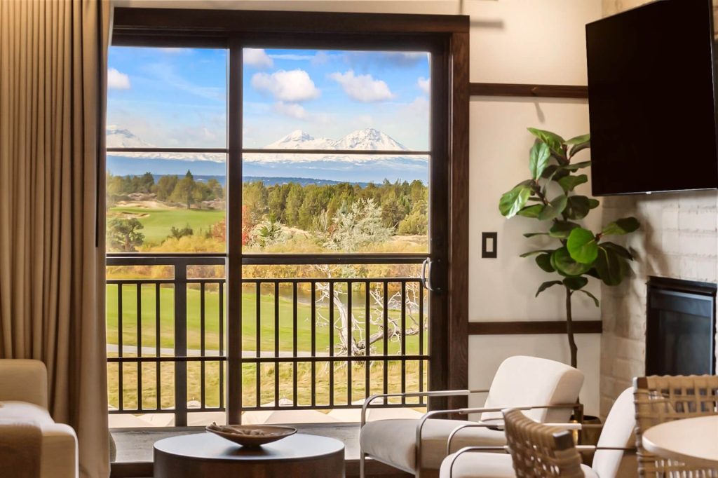 Lodge room at Juniper Preserve near Bend, Oregon