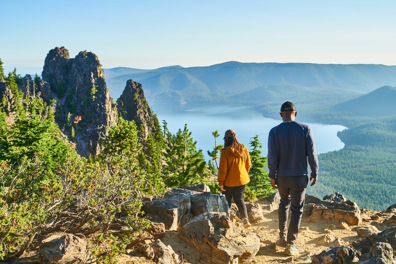 Hiking in the Newberry National Volcanic Monument