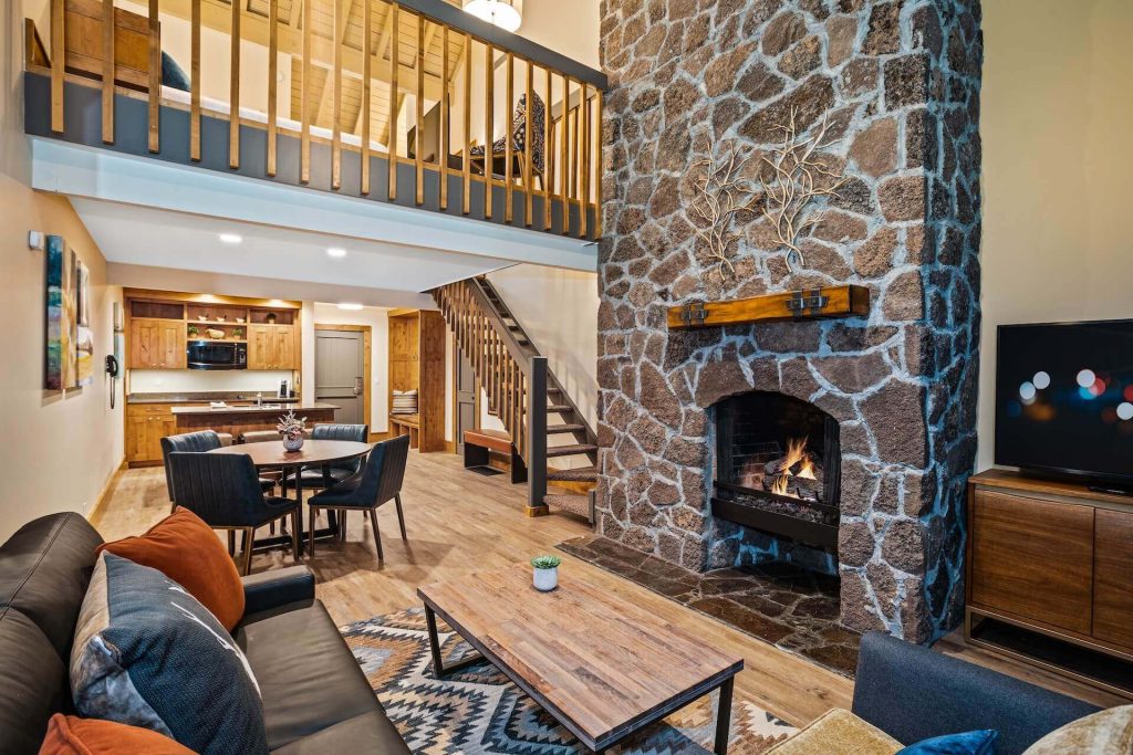 Room in the Lodge Village at Sunriver Resort.