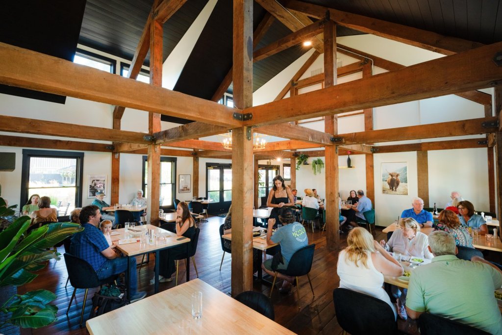 The Famille dining room in Sisters, Oregon
