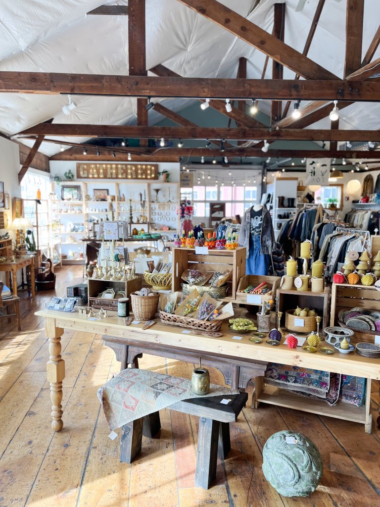 Gathered Wears Shop full of vintage goods 