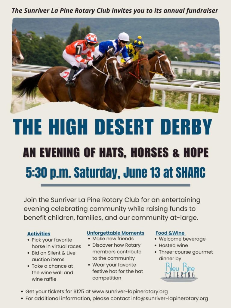 The High Desert Derby: an evening of hats, horses, and hope in Central Oregon.