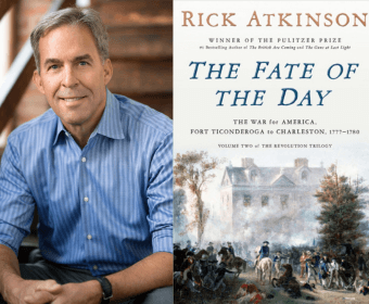 Rick Atkinson, author of 'The Fate of the Day', sits for an interview in Central Oregon.