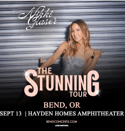 Nikki Glaser promoting her Stunning Tour at Hayden Homes Amphitheater in Bend, OR in Central Oregon.