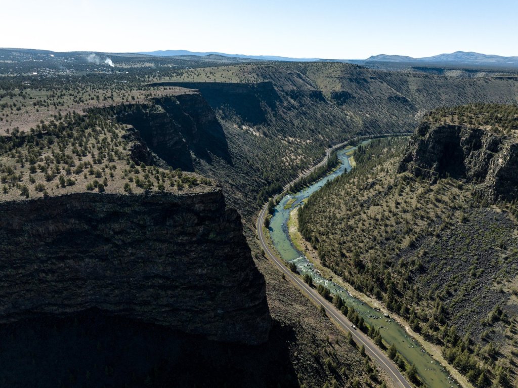 Crooked River canyon near Prineville