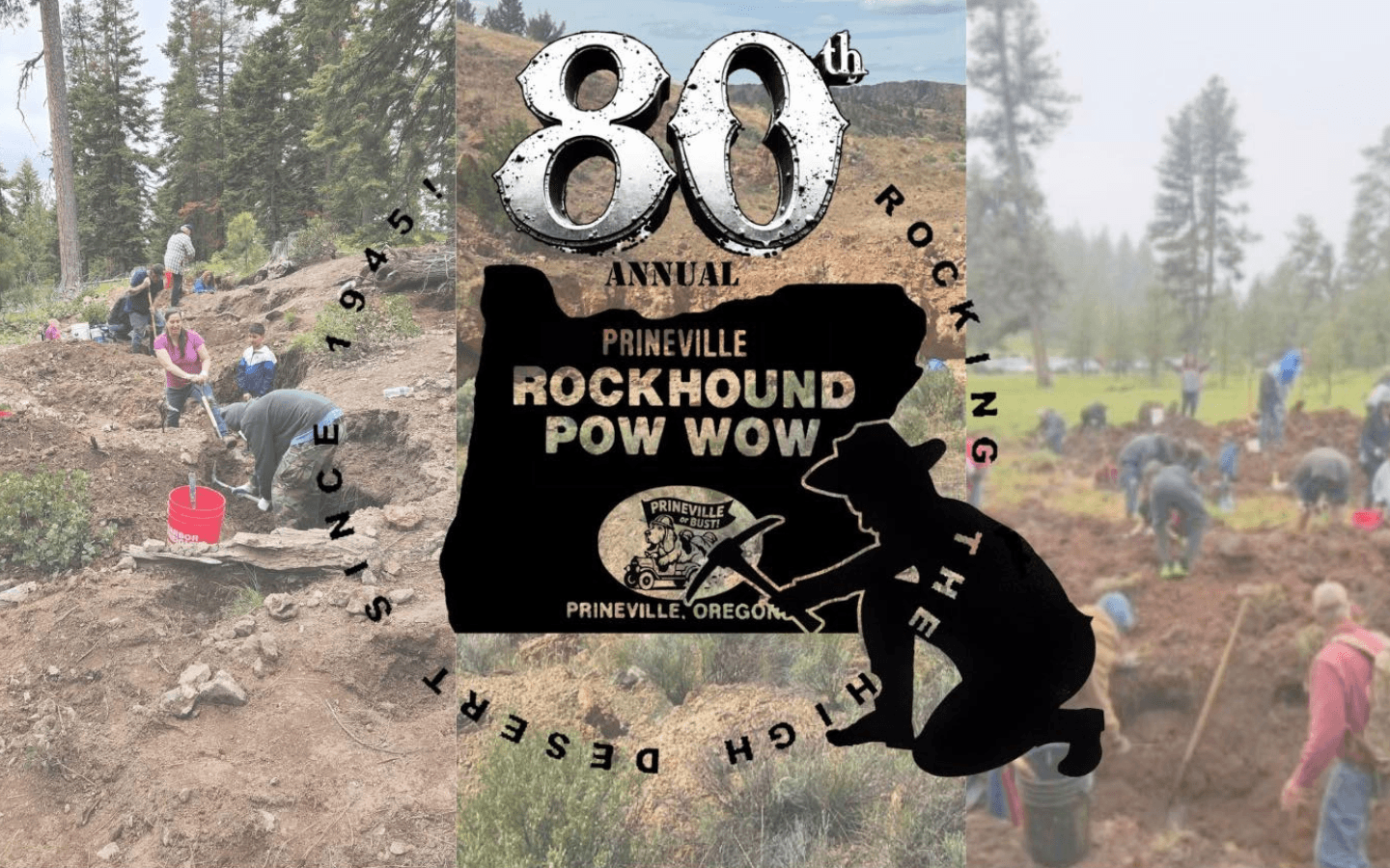 80th anniversary of the annual Rockhound Pow Wow in Prineville, Oregon in Central Oregon.