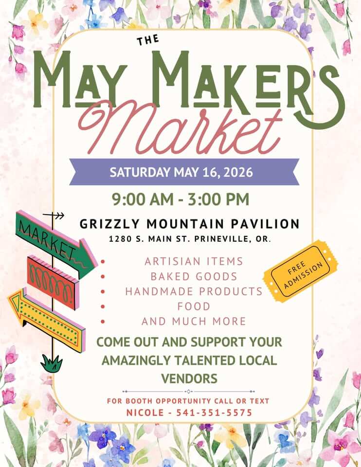 May Makers Market: a vibrant gathering of artisans and local talent in Central Oregon.