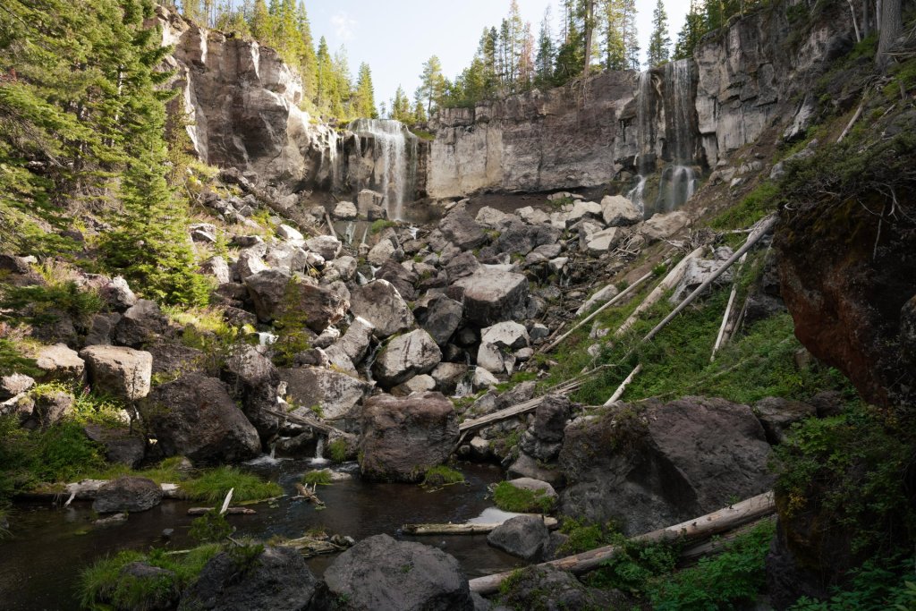 Paulina Creek Falls near La Pine, Oregon